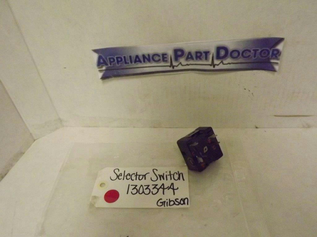 GIBSON WHIRLPOOL STOVE 1303344 SELECTOR SWITCH NEW GIBSON WHIRLPOOL STOVE 1303344 SELECTOR SWITCH NEW